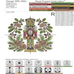 Щелкунчик и зимние ветви - 4 размера