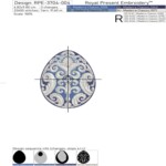 Синее яйцо в стиле Барокко