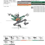 Танцующий скелет - 3 размера