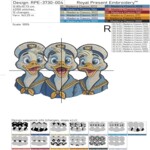 Танцующие утки и моряки набор - 4 размера