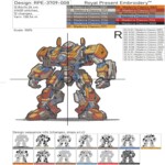Транформер Робот средний - 6 размеров