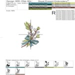Цыпленок с бантиком и вербой - 4 размера