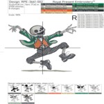 Танцы мертвеца - 4 размера