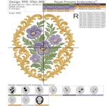 Весенние Анютины букет барокко - 4 размера