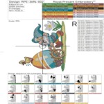 Весёлый гном и утёнок с пасхальным яйцом - 4 размера