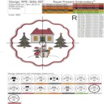 Винтажная Деревня Подставка под чашку​ - 4 размера