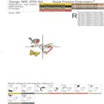 Кролики среди маков и полевых ромашек набор - 3 размера