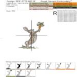 Заяц с морковками набор - 4 размера