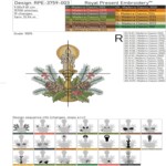 Золотая свеча с шишками и падубом - 4 размера