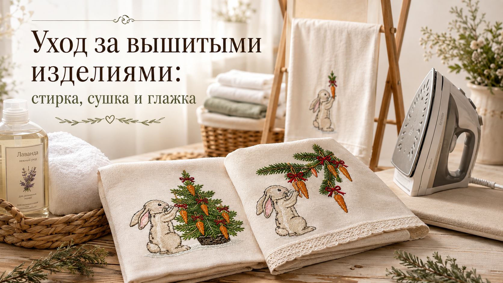 уход за вышитыми изделиями, стирка машинной вышивки, как стирать вышивку, как гладить вышивку, сушка вышитых изделий, уход за машинной вышивкой, удаление пятен с вышивки, хранение вышитых изделий
