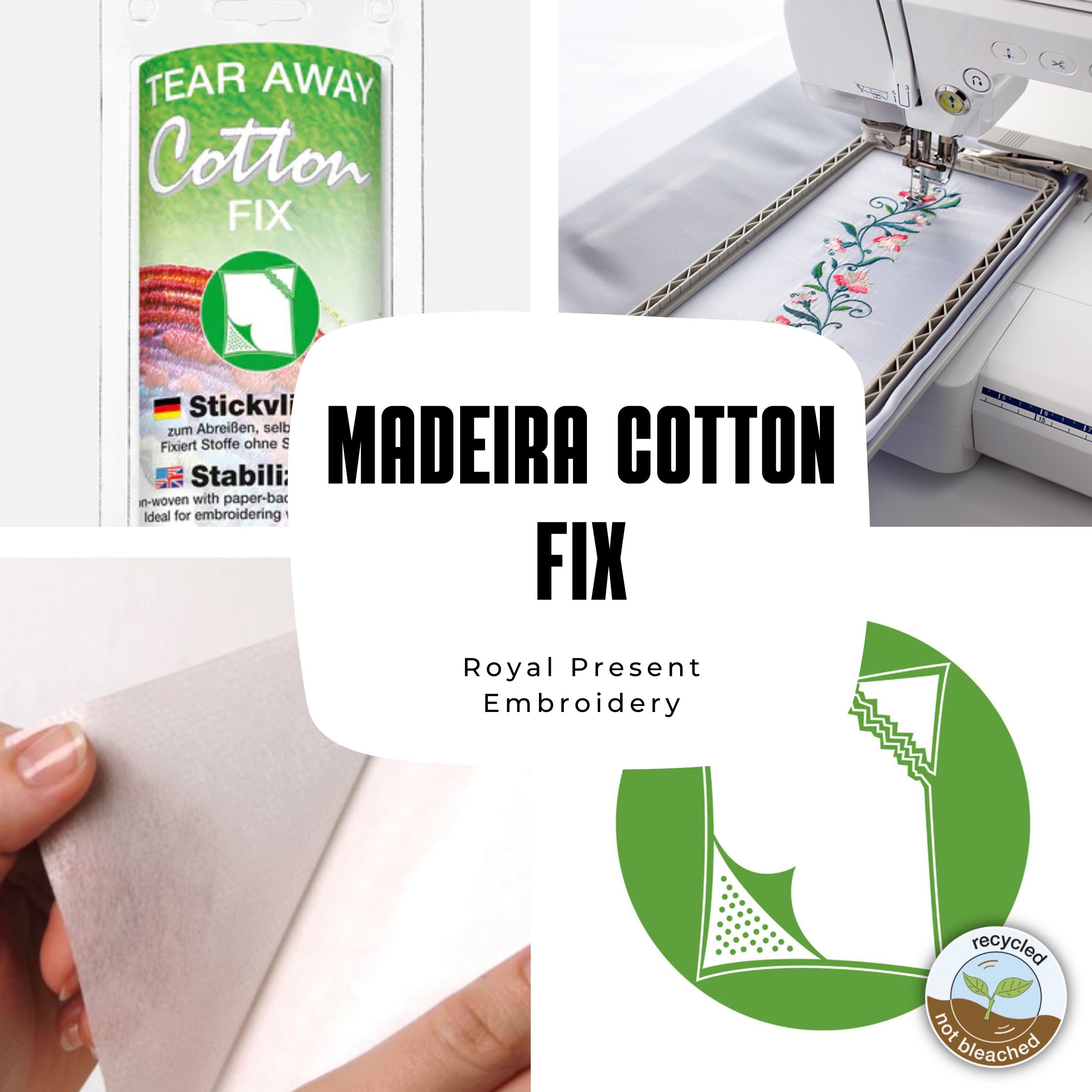 стабилизатор для машинной вышивки Madeira Cotton Fix